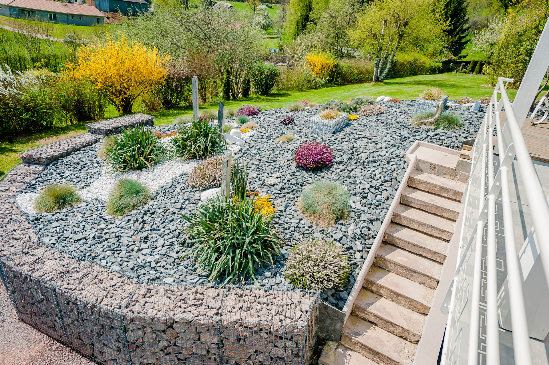 Déco minérale au jardin - MA MAISON